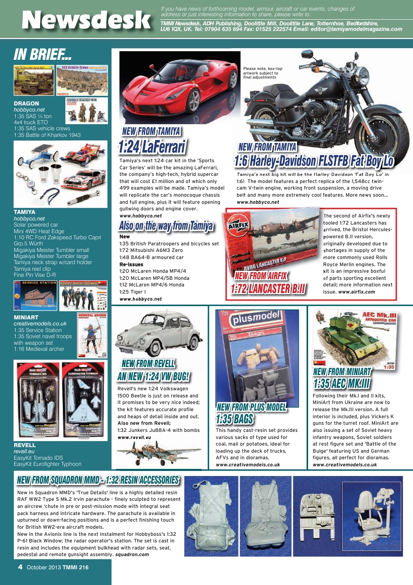 Tamiya Model Magazine 216 (2013-10)